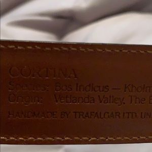 Trafalgar Brown Leather belt